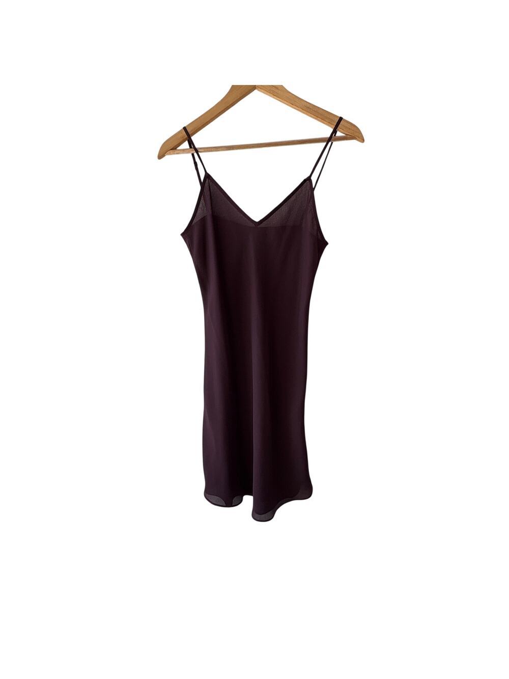 Anna Sui for Anthropologie Mauve Plum Slip Dress Size 6 Slip Dress